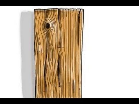 Фактура дерева фломастером