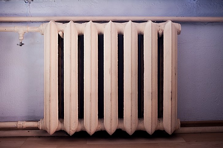 Старые чугунные батареи