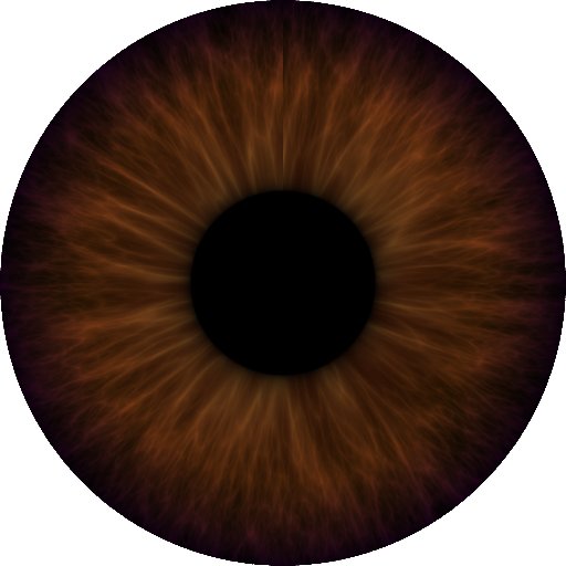Коричневый зрачок
