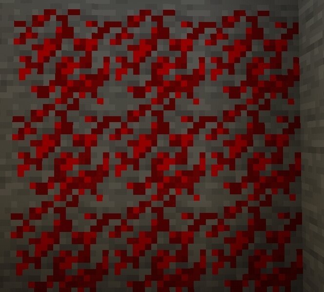 Красная руда в МАЙНКРАФТЕ