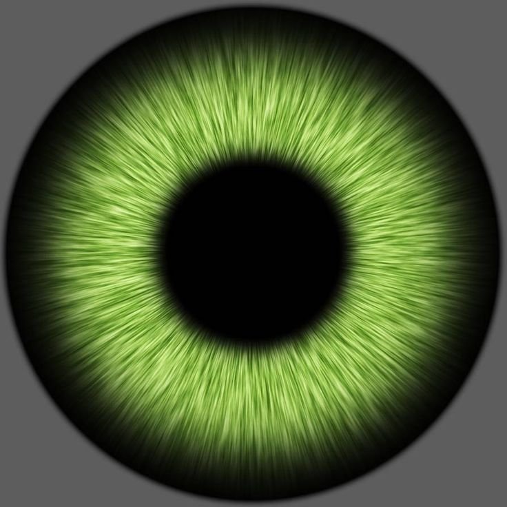 Зеленая радужка глаз