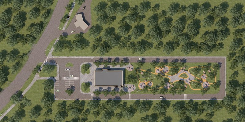 Лес для генплана