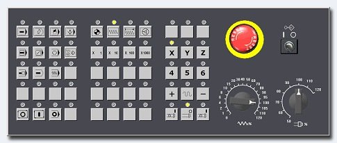 Панель управления Фанук кнопки