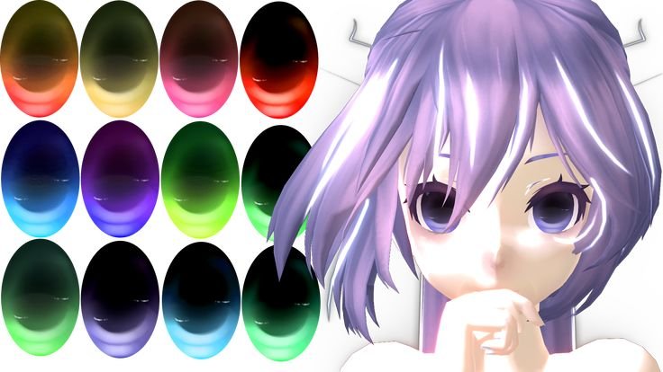 Аниме радужка глаз