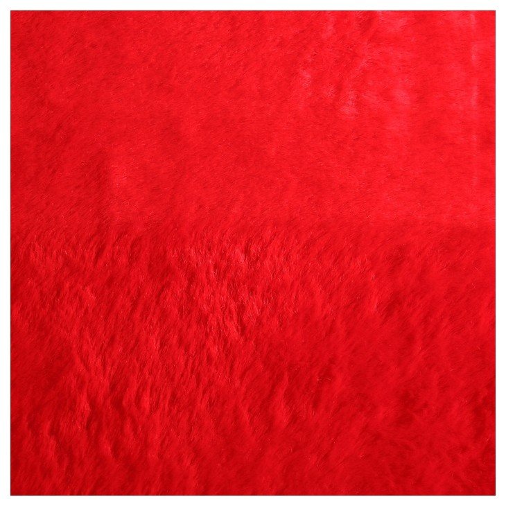 Искусственный мех красный