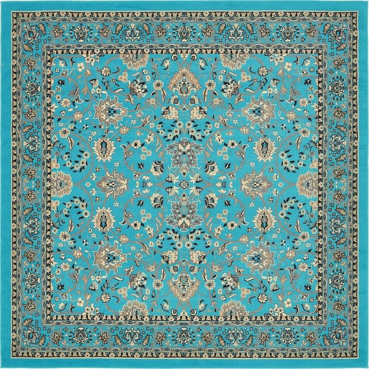 Бирюзовый Восточный ковер