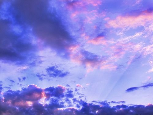 Сиреневое небо
