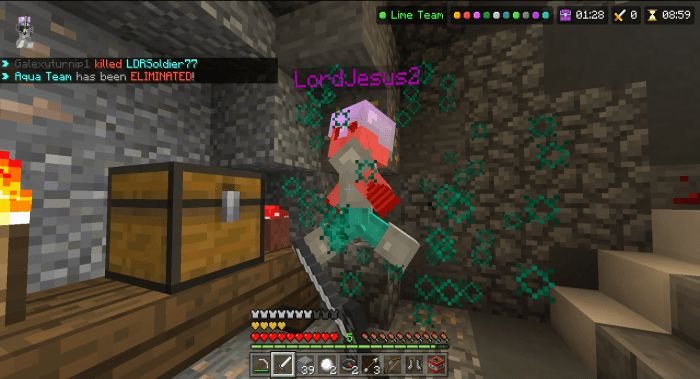 Урон игрока в майнкрафт