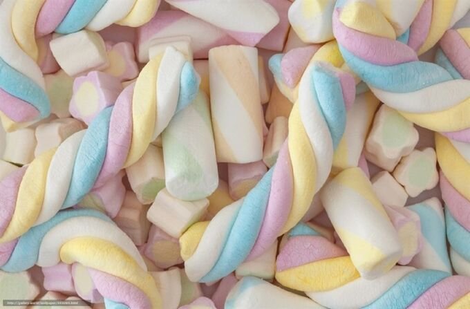 Зефир маршмеллоу косичка