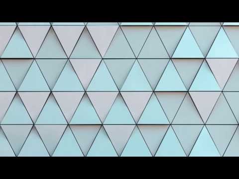 Стеновые панели треугольниками