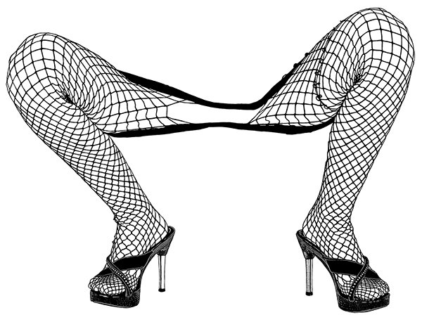 Колготки в сеточку