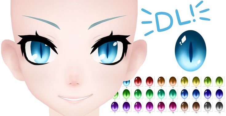 Глаза для обработки