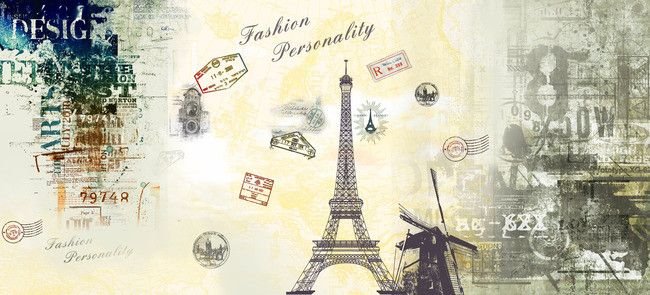 Обои Париж для стен в интерьере