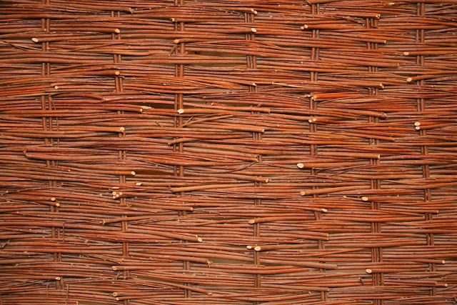 Фактура плетеной корзины