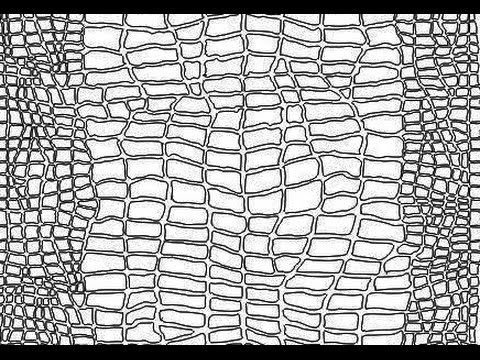 Трафарет крокодиловая кожа