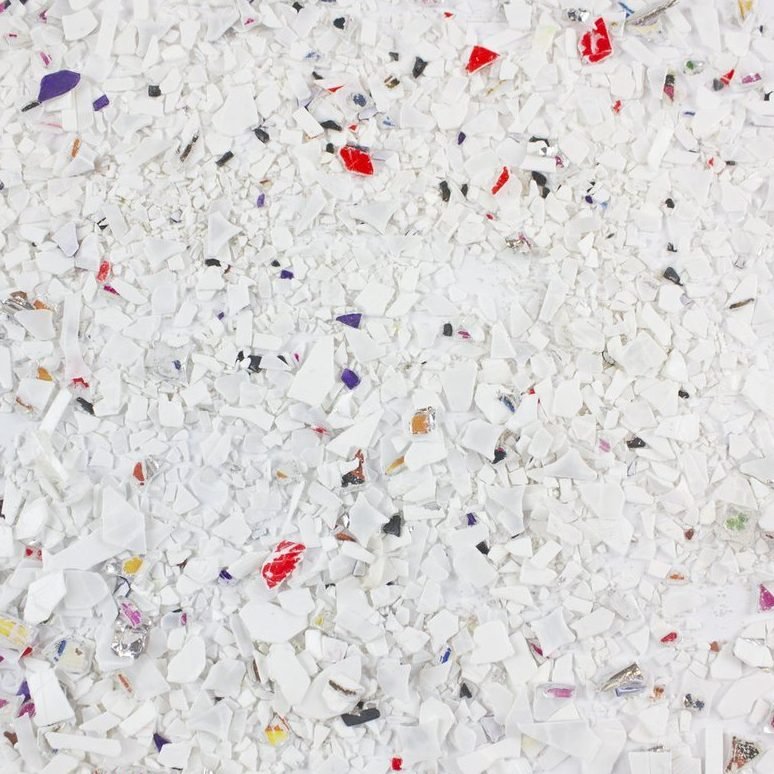 Переработанный пластик фактура