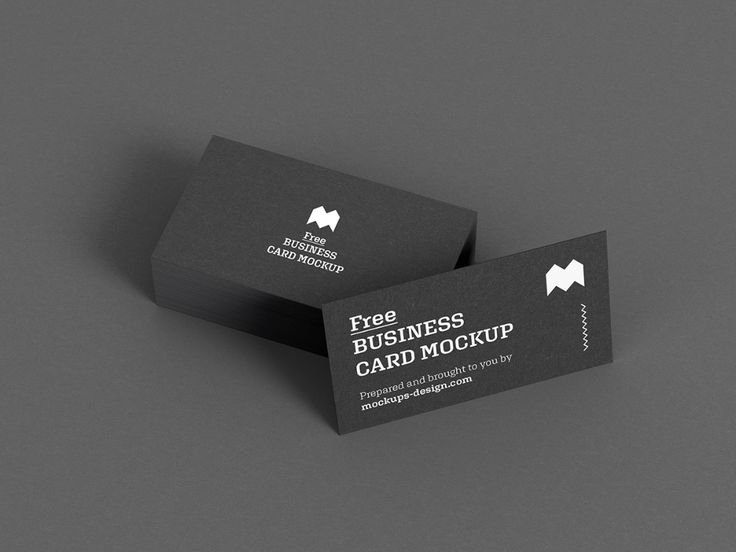 Mockup визитки