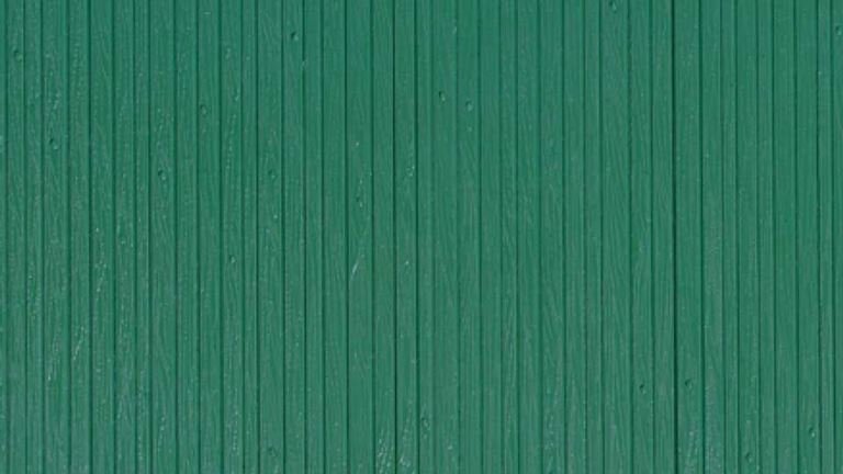 Вагонка зеленого цвета
