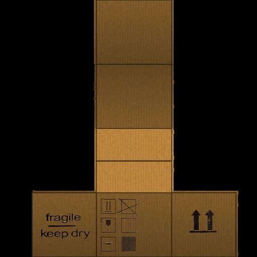 Развертка картонной коробки