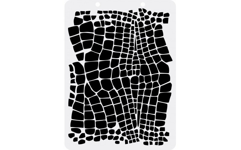 Трафарет кожа крокодила