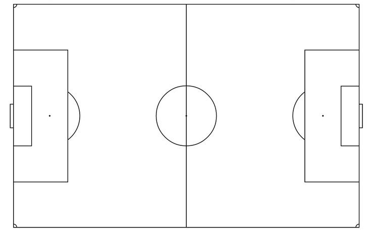 Разметка футбольного поля