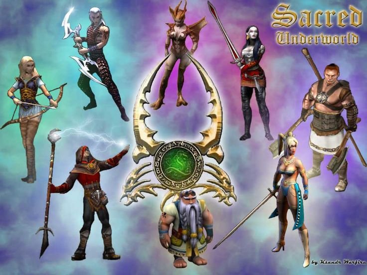 Sacred игра персонажи