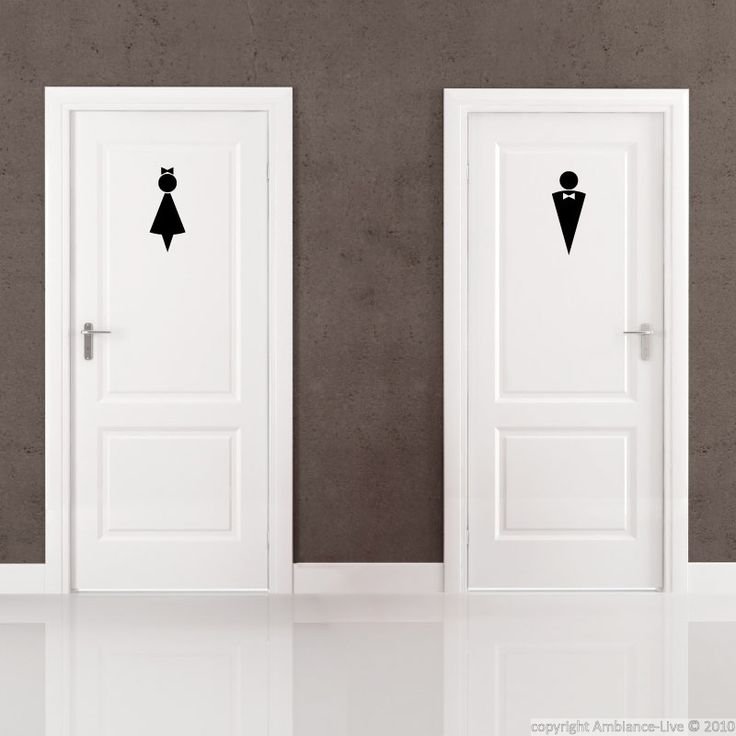 Дверь в туалет