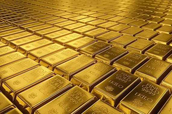 Золото слитки Форт Нокс