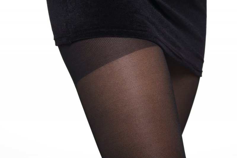 Черные капроновые колготки