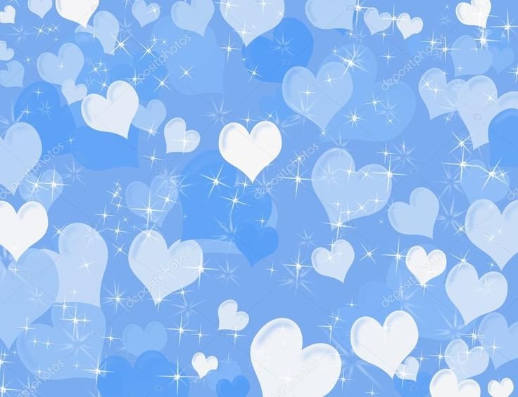 Сердечки фон