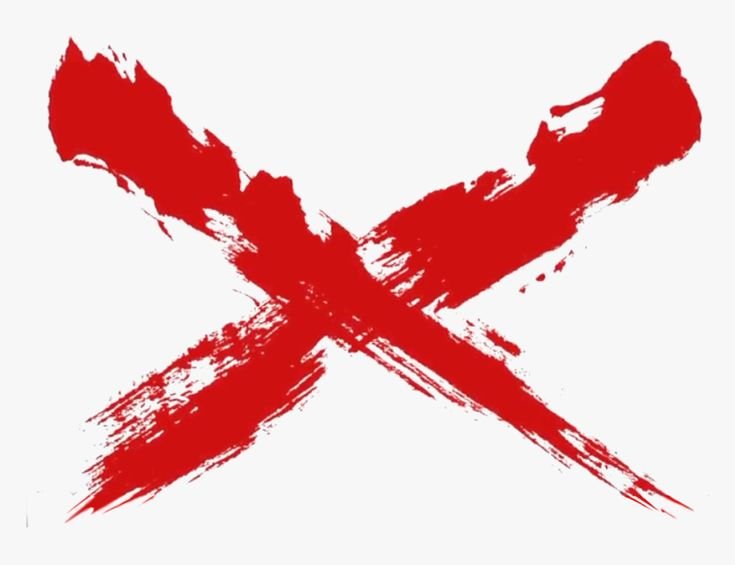 Красный крестик-зачёркивание