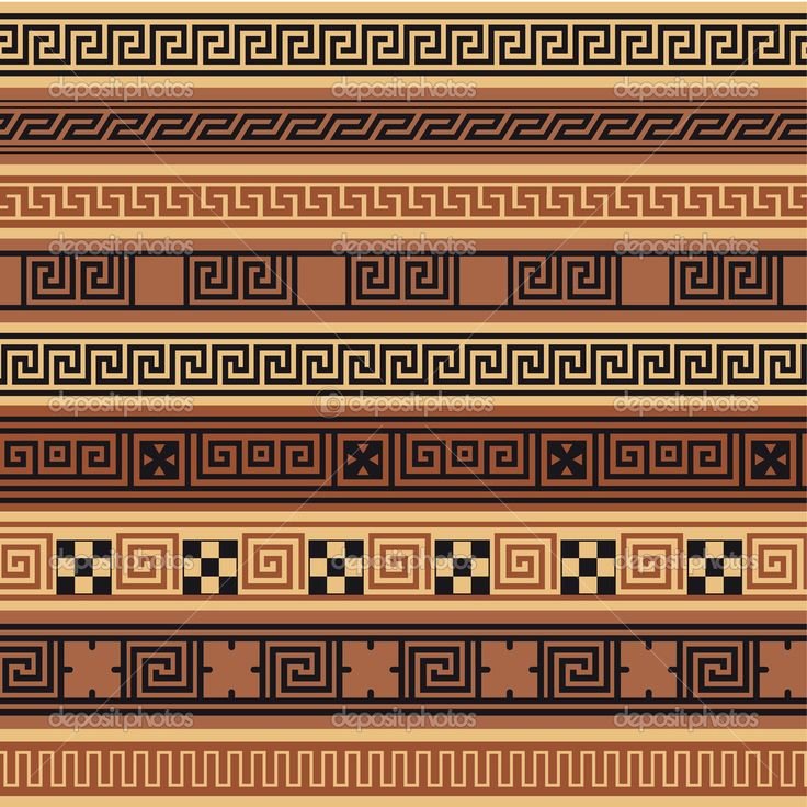 Греческий орнамент Меандр