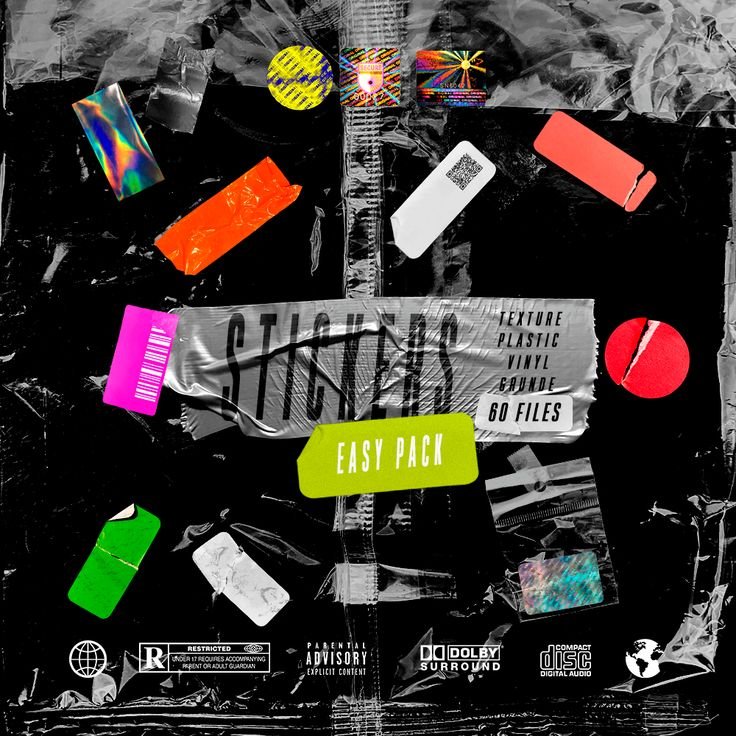 Стикеры для обложки на трек