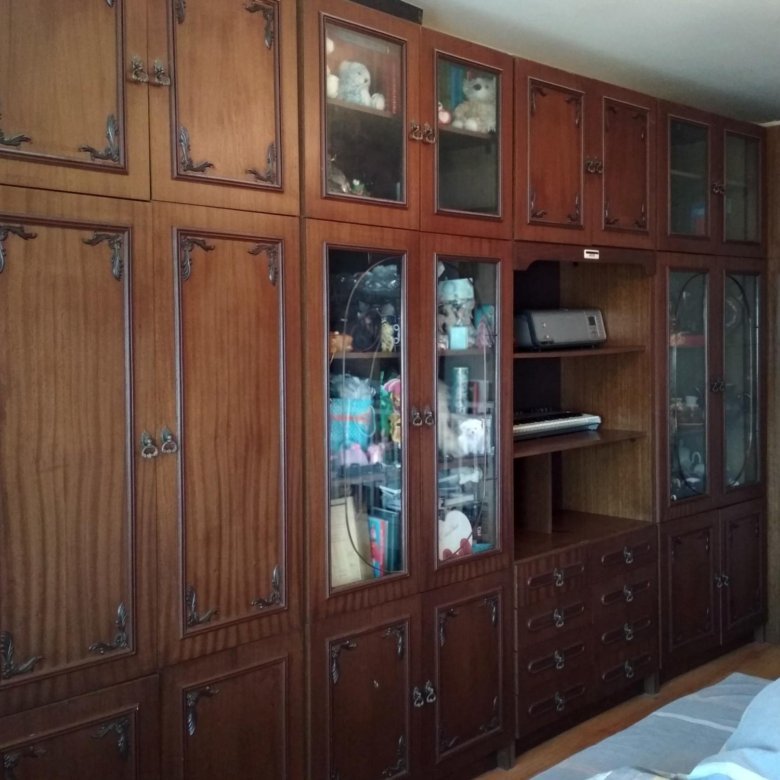 Советская стенка Вега перекраска