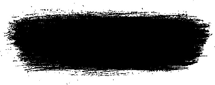 Черный мазок