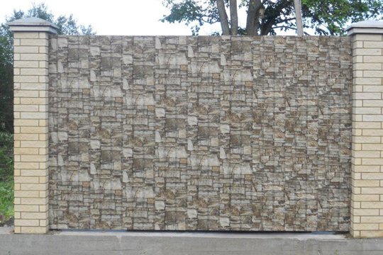 Профнастил Экостил с 8 белый камень