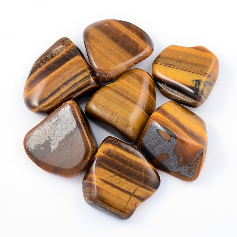 Минерал тигровый глаз галтовка