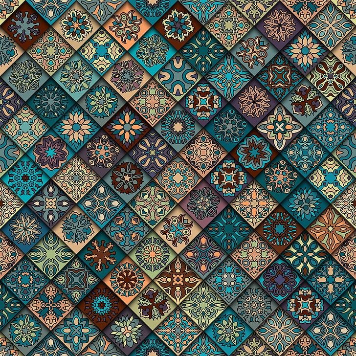 Марокканская плитка пол паттерн