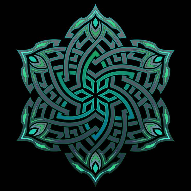 Кельтские узоры фон