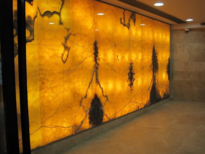 Оникс слэб с подсветкой