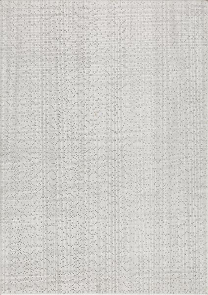 Белое вязаное полотно