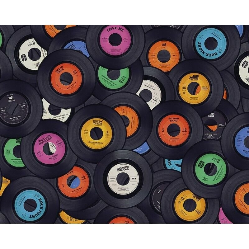 Виниловые пластинки фон