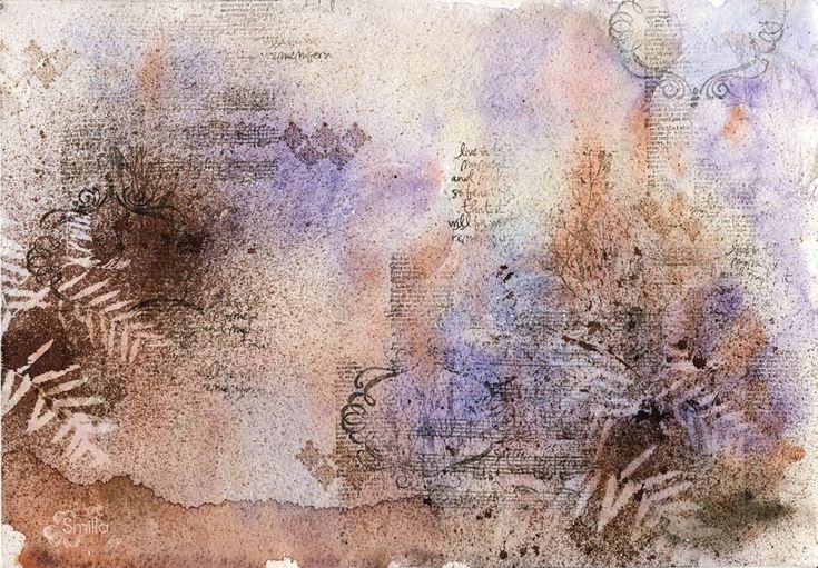 Акварельный фон