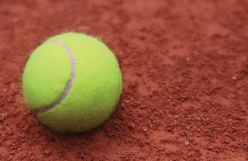 Текстура теннисного мяча