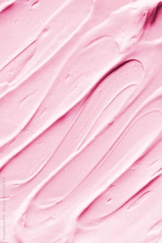 Розовый крем