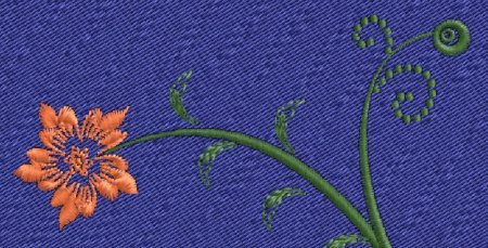 Эффект вышивки