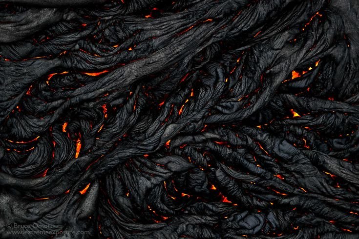 Застывшая вулканическая лава