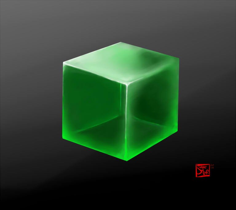 Стеклянный куб