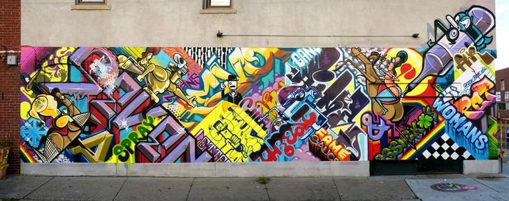 Стильные граффити