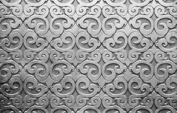 Узоры на металлическом листе